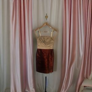 Strapless cocktail dress